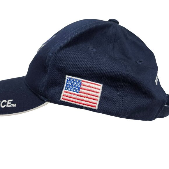 U.S. Air Force Embroidered Baseball Cap  Adjustable Hook Loop Top Level Cotton - Picture 2 of 9